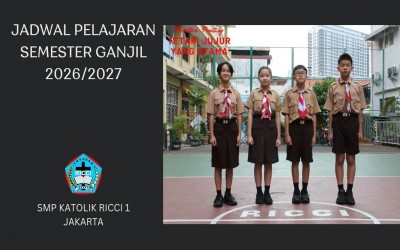 JADWAL PELAJARAN PTM RABU, 19 AGUSTUS 2026