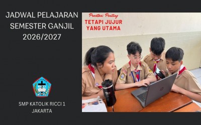 JADWAL PELAJARAN PTM RABU, 22 JULI 2026